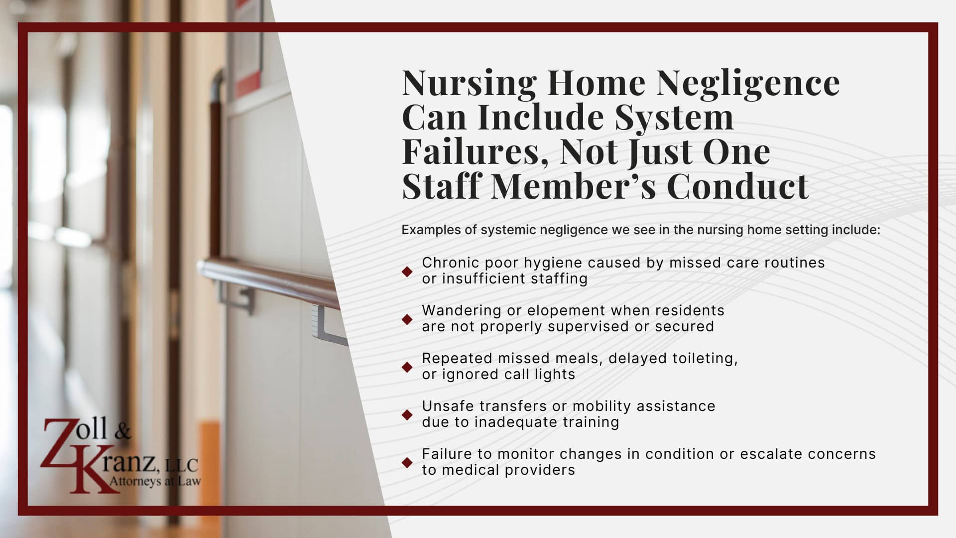 Nursing Home Negligence Can Include System Failures, Not Just One Staff Member’s Conduct; What Counts as Nursing Home Abuse And Neglect In Ohio; What Counts as Nursing Home Abuse And Neglect In Ohio