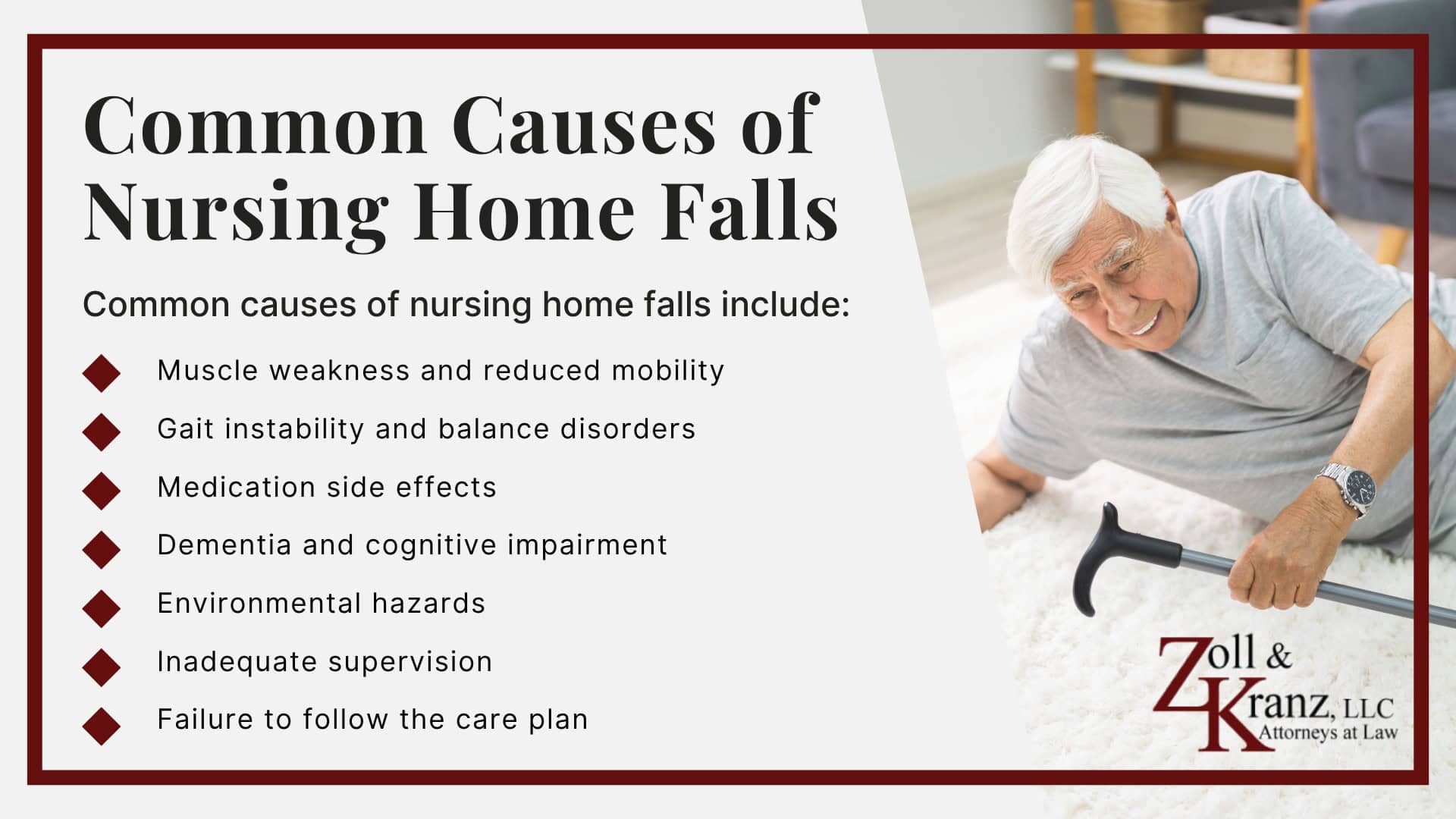 Why Falls Are Common in Nursing Homes; Common Causes of Nursing Home Falls