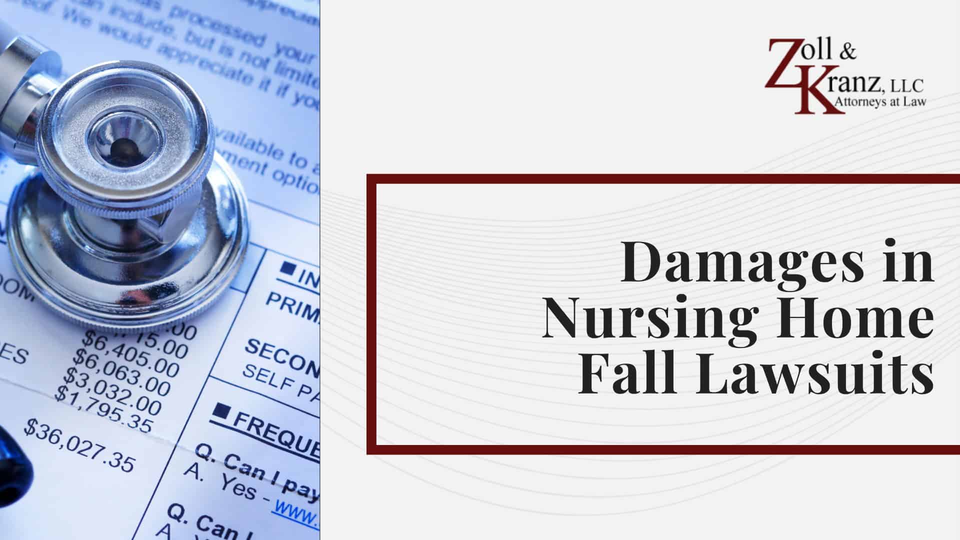 Damages in Nursing Home Fall Lawsuits; Evidence Used in Nursing Home Fall Cases; Elements of a Nursing Home Negligence Claim; Filing a Nursing Home Negligence Claim for Falls; Federal and Ohio Nursing Home Fall Laws; Common Injuries From Nursing Home Falls; How to Prevent Falls in Nursing Homes; Why Falls Are Common in Nursing Homes; Common Causes of Nursing Home Falls