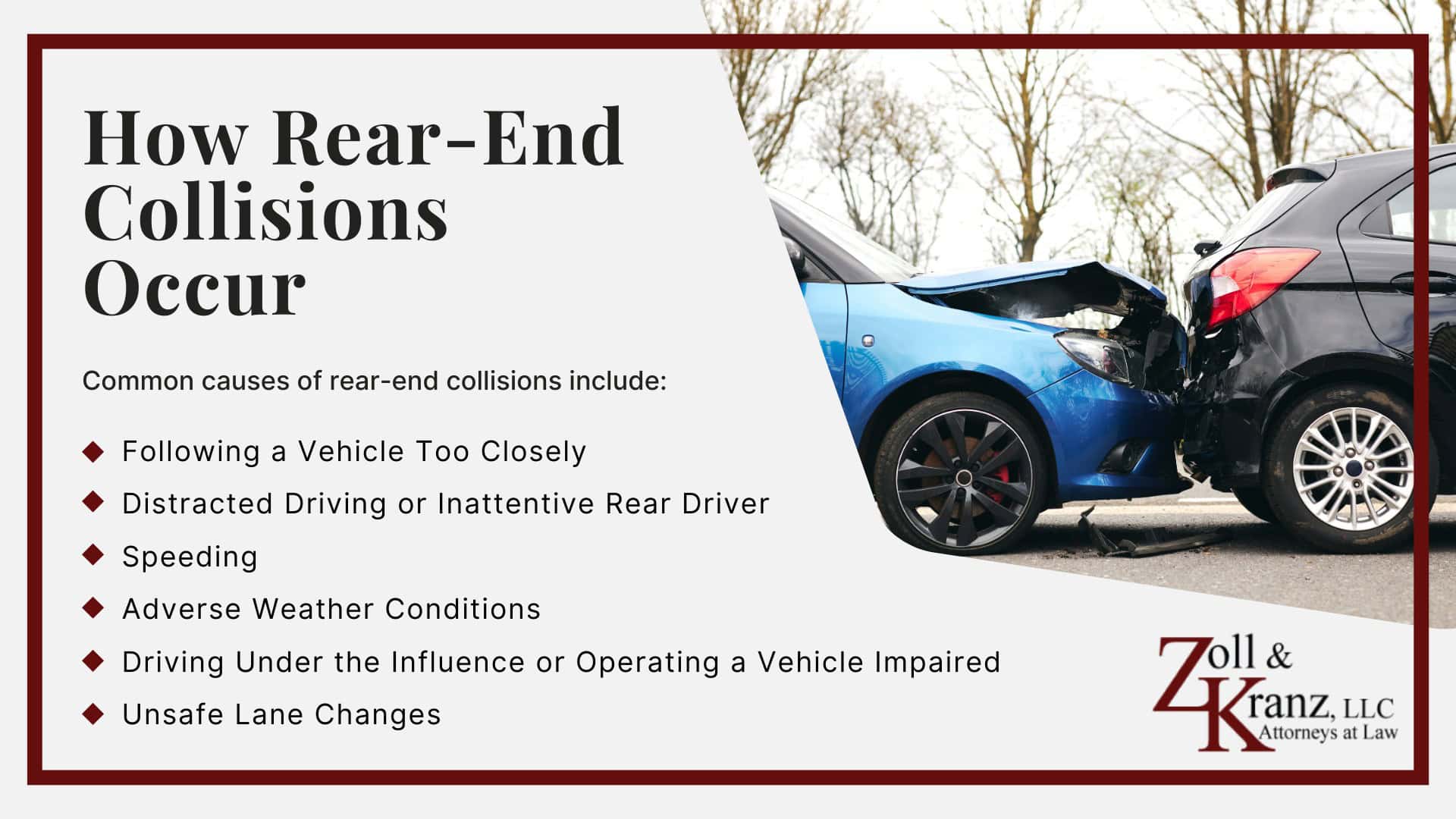 How Rear-End Collisions Occur