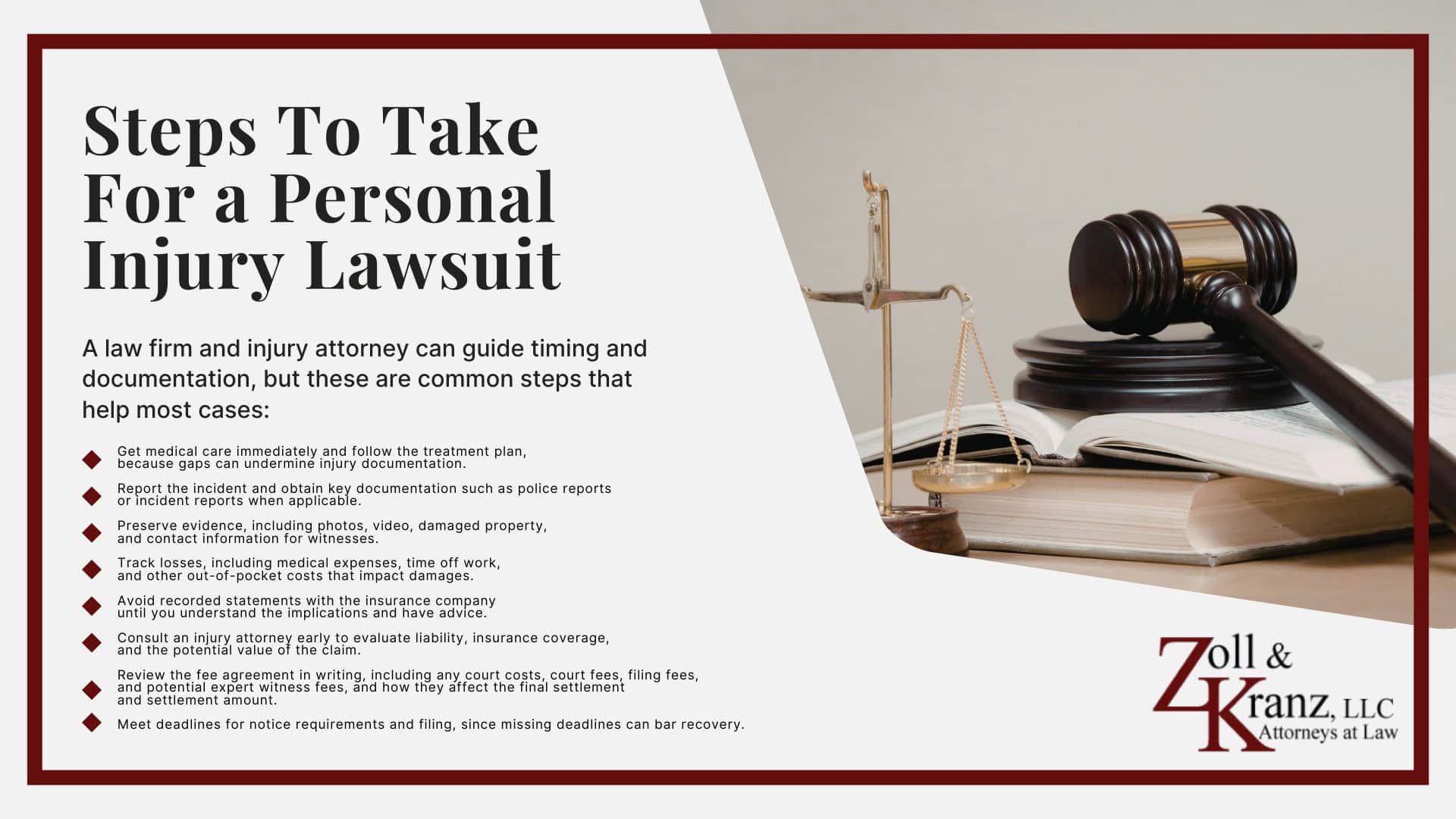 Steps To Take For a Personal Injury Lawsuit; The Legal Process of a Personal Injury Lawsuit; How Much Does It Cost To Hire a Personal Injury Attorney; Understanding Personal Injury Claims