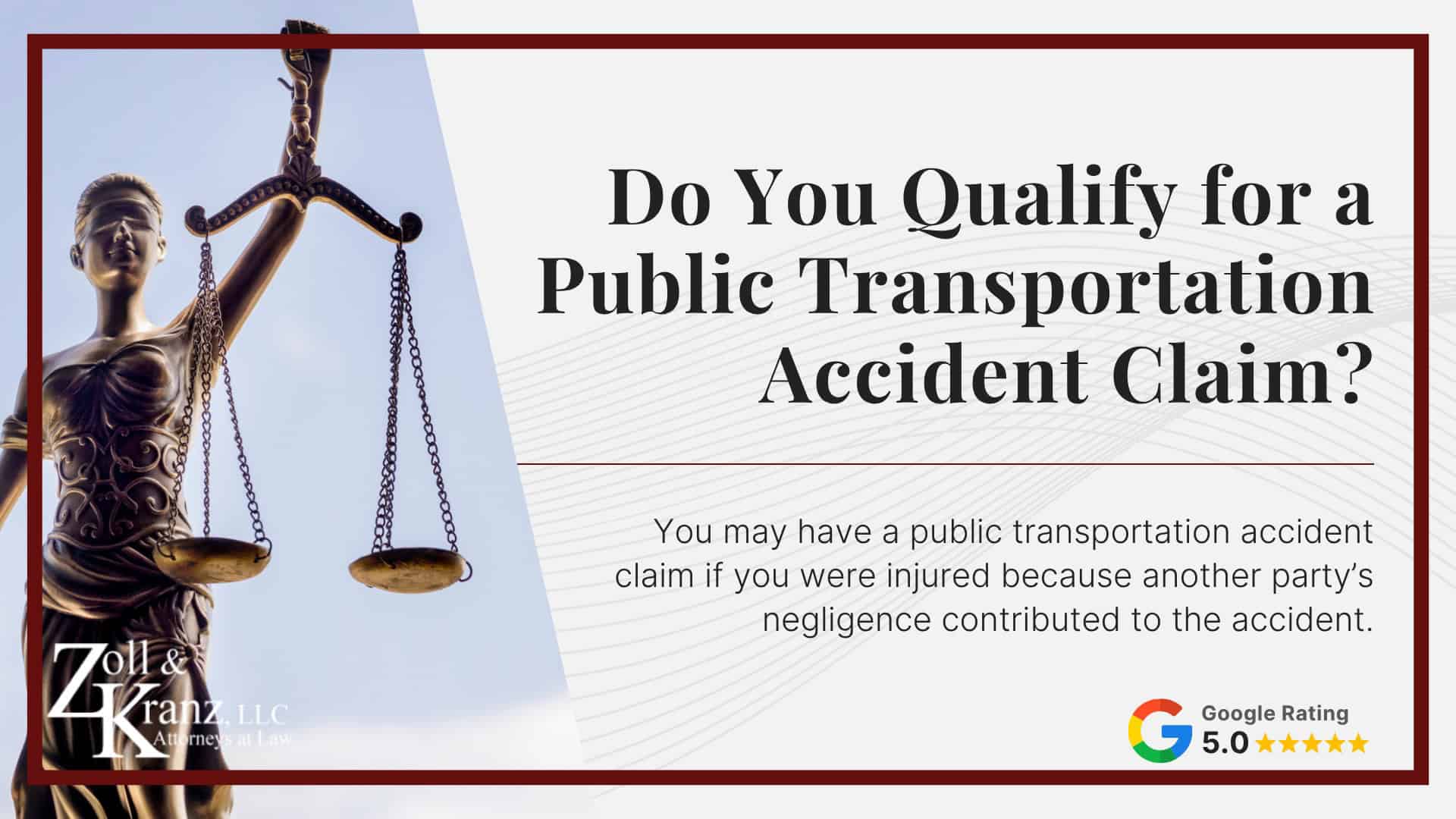 Do You Qualify for a Public Transportation Accident Claim; Steps to Take After a Public Transportation Accident in Toledo, Ohio; Understanding Public Transportation Accident Claims in Toledo, Ohio
