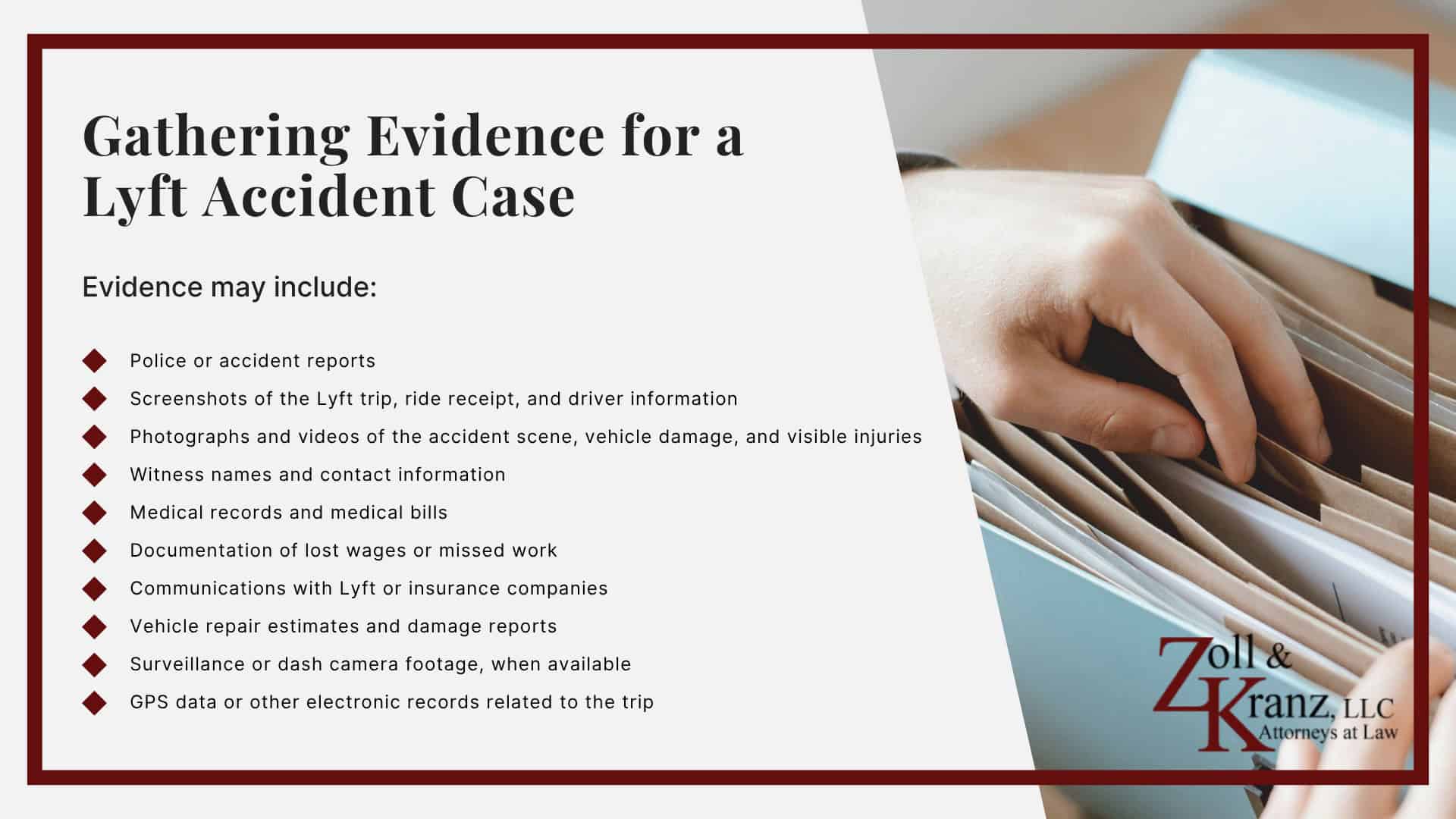 Gathering Evidence for a Lyft Accident Case; Do You Qualify for a Lyft Accident Claim; Steps to Take After a Lyft Accident in Toledo, Ohio; Understanding Lyft Accident Claims in Toledo, Ohio; How Lyft Accident Claims Work in Ohio; Common Causes of Lyft Accidents in Toledo, OH